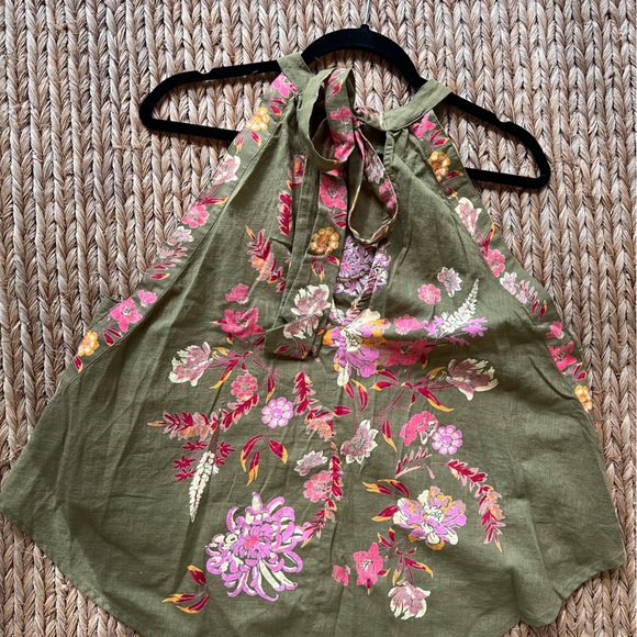 Free People Emily Printed Tank, size XS - Picture 3 of 6